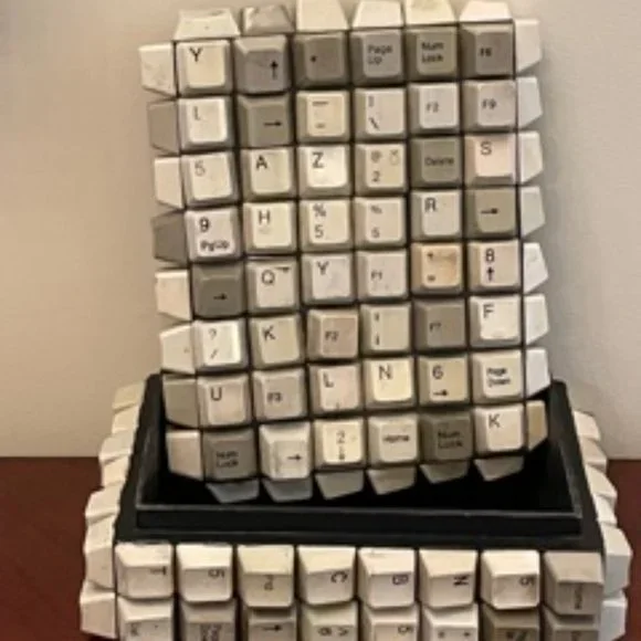 Upcycled Computer Keyboard Keys Box - Picture 2 of 10